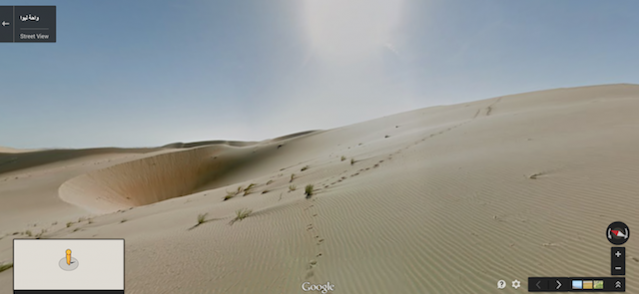 Google Street View in The Desert Captured by A Camel – Fubiz Media