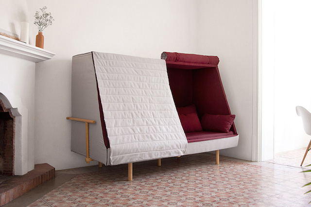 Turns Into A Bed And Cabin Fubiz, Turn A Sofa Into Bed