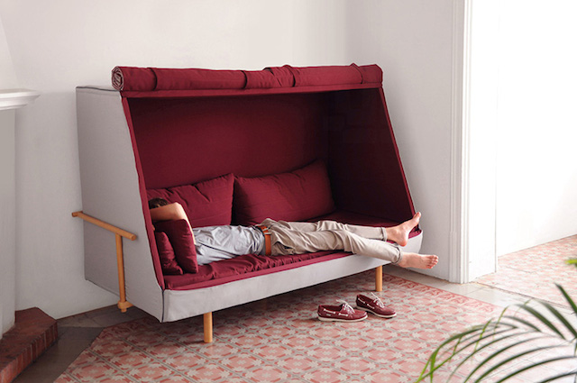 Turns Into A Bed And Cabin Fubiz, Turn A Sofa Into A Bed