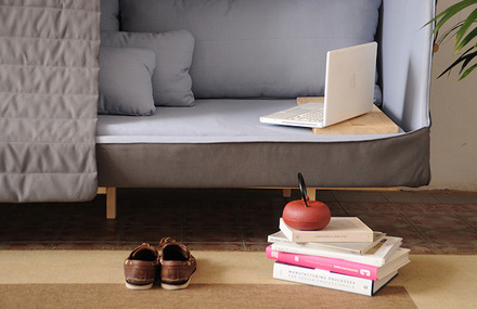 A Sofa That Can Turns Into A Bed And A Cabin