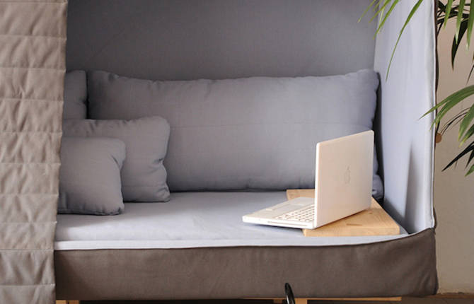 A Sofa That Can Turns Into A Bed And A Cabin