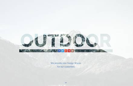 Outdoor — OnePage Responsive Template