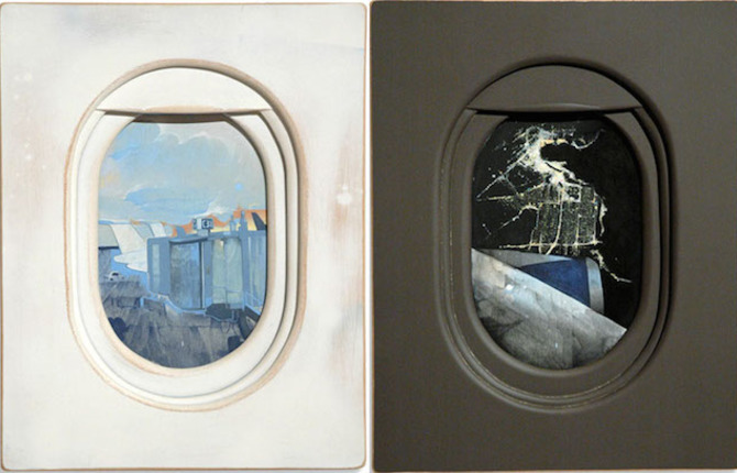 Views From A Plane’s Window Paintings