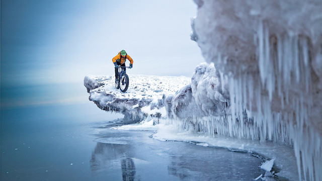 11-Floating on Ice in Duluth Minnesota by Hansi Johnson