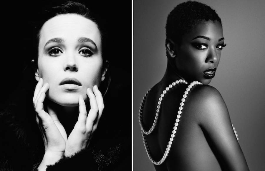 Black and White Portraits of Celebrities