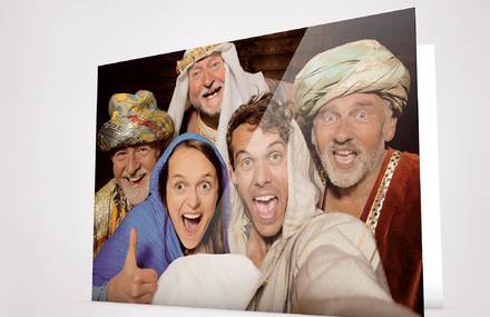 Nativity Selfie Christmas Cards