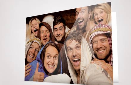 Nativity Selfie Christmas Cards