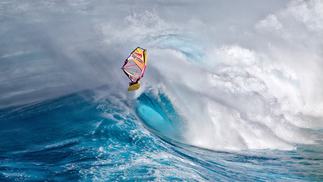 7-Above the Wave in Maui Hawaii by Franck Berthuot