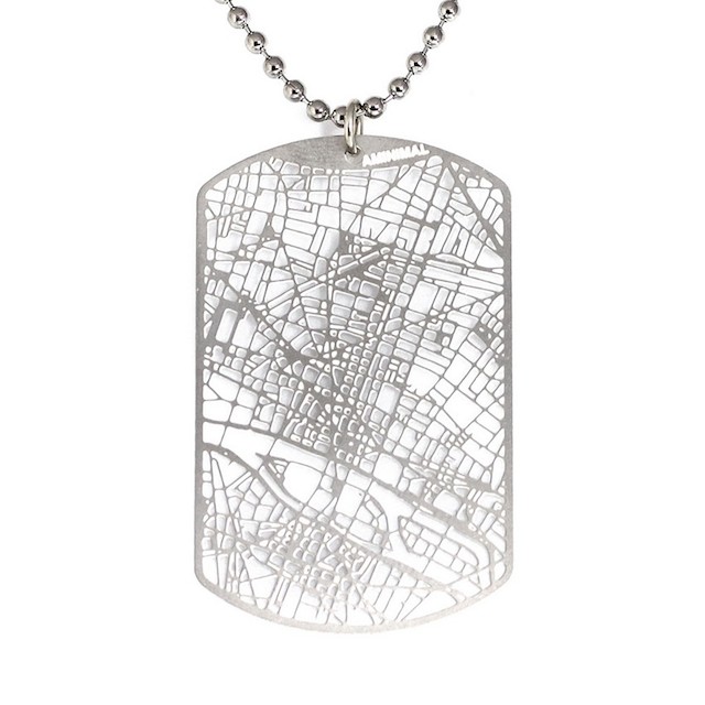 City Maps Turned into Necklaces-5