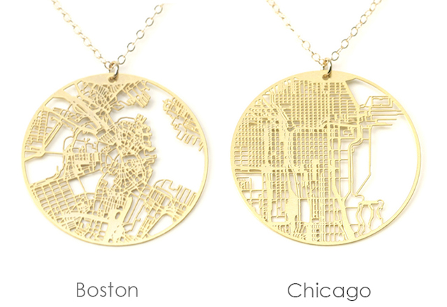 City Maps Turned into Necklaces-6