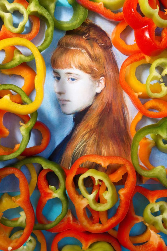Classical Paintings Covered with Colorful Elements – Fubiz Media