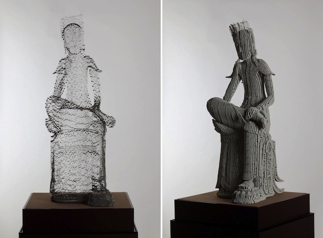 Disappearing Paper Sculptures -9