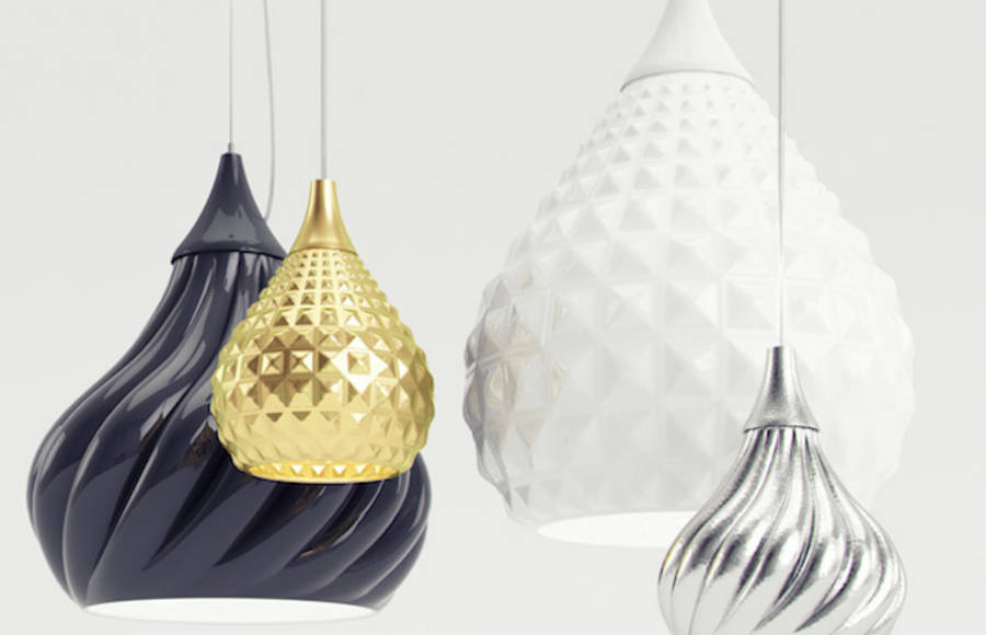 Patterned Lamps by Enrico Zanolla