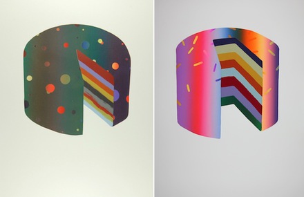 Gradient Cakes Illustrations