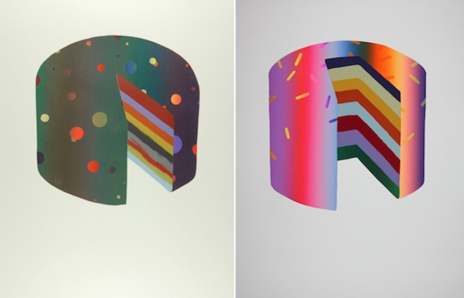 Gradient Cakes Illustrations