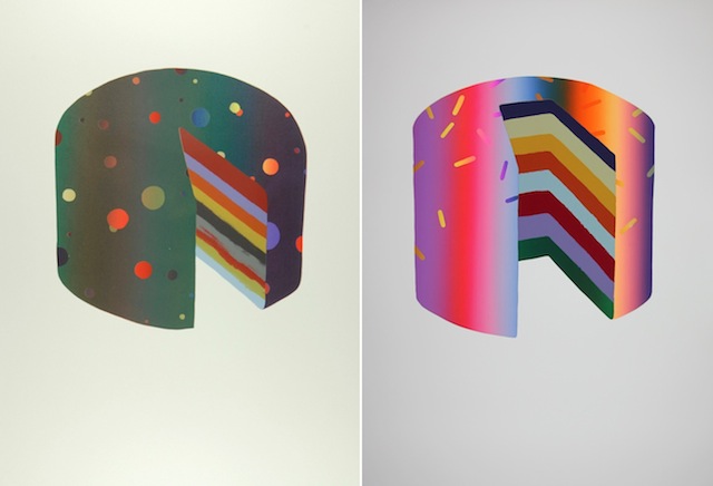 Gradient Cakes Illustrations