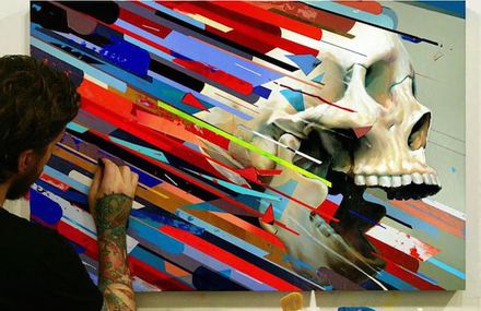 Graphic and Colorful Portraits by Erik Jones