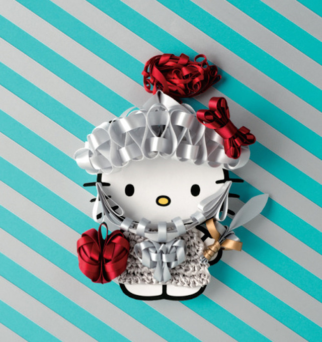 Hello Kitty Customized with Ribbons-4