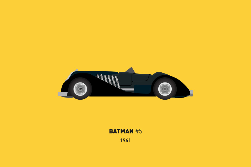 Iconic Batmobiles Illustrations_10