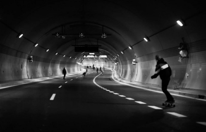Illegal Underground Skateboard in Prague