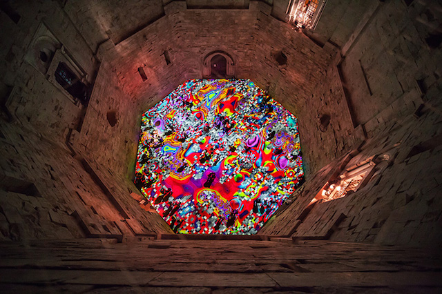 Interactive Kaleidoscopic Patterns in Italian Castle-0
