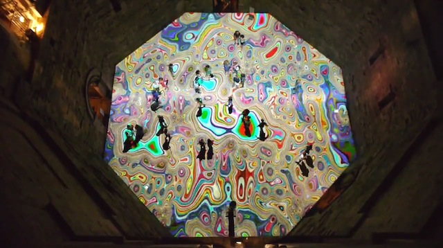 Interactive Kaleidoscopic Patterns in Italian Castle-8