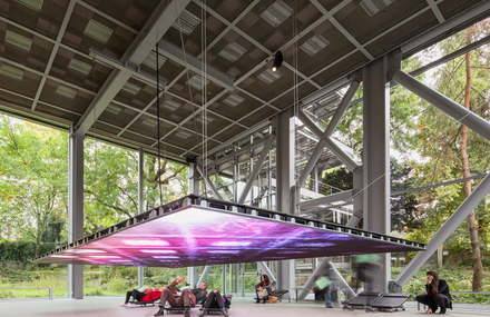 LED Screen Installation in Cartier Foundation