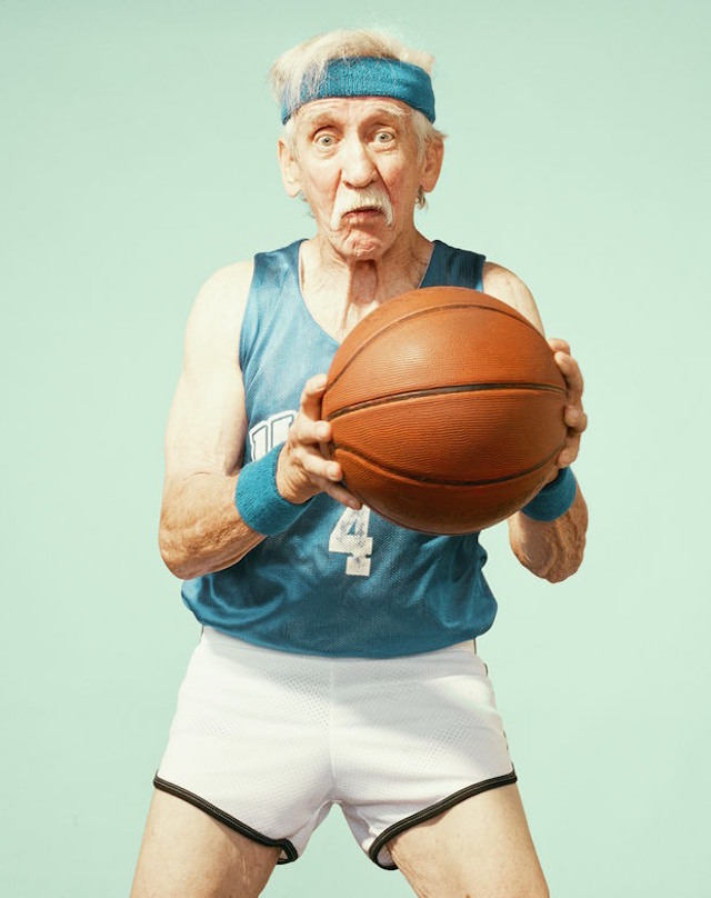 Old People Playing Basketball Photography_7