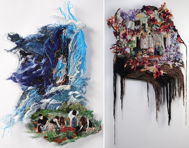 Paintings Made with Traditionnal Needlepoint