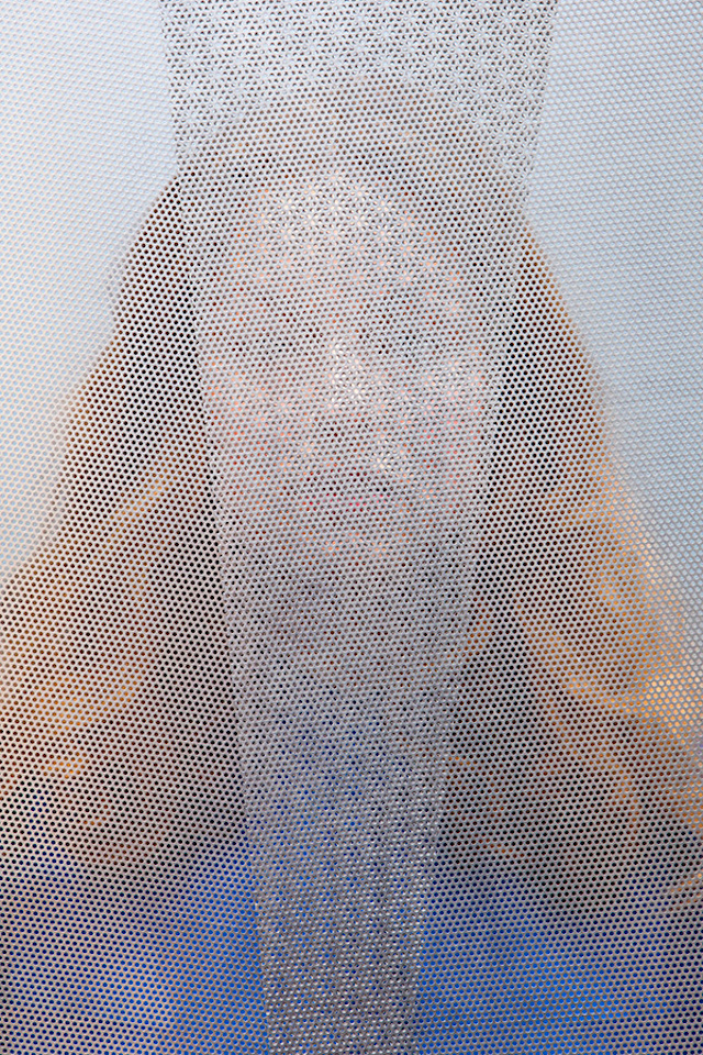 People Behind Perforated Screen-5