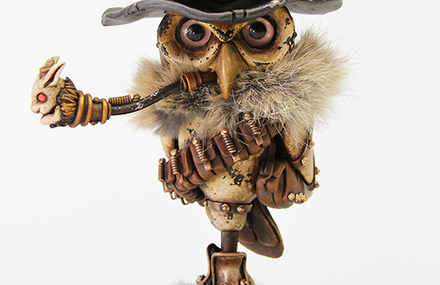 Playful Steampunk Sculptures