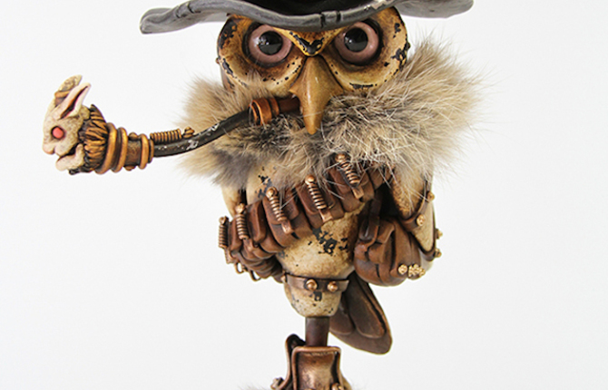 Playful Steampunk Sculptures