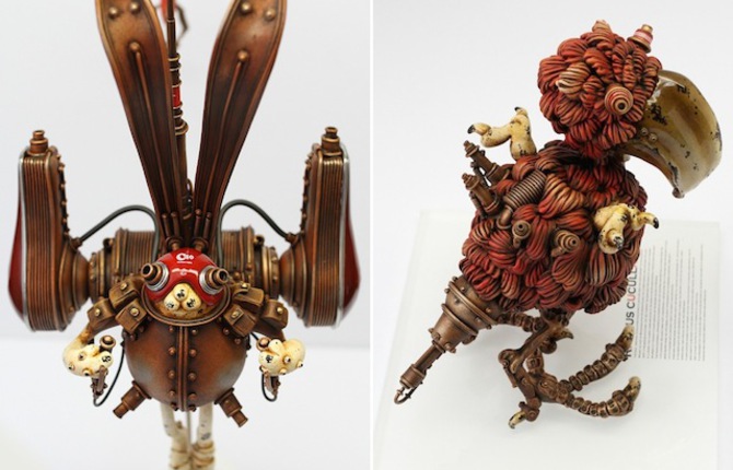 Playful Steampunk Sculptures