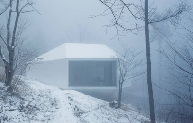 White Polygonal Pavilion