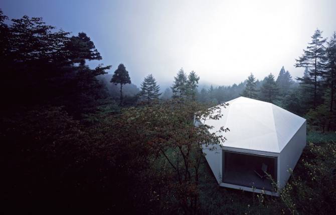 White Polygonal Pavilion