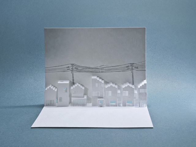 Pop Up Paper Architecture Made With Laser Cut-10