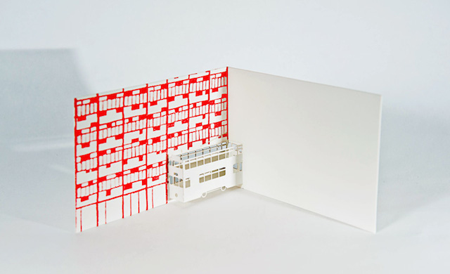 Pop Up Paper Architecture Made With Laser Cut-3