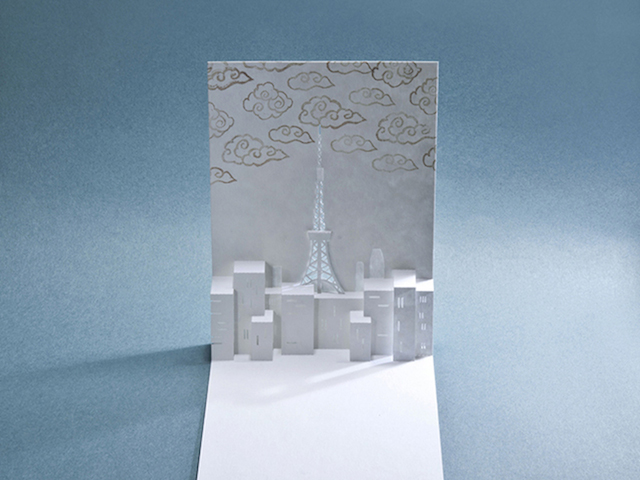 Pop Up Paper Architecture Made With Laser Cut-9