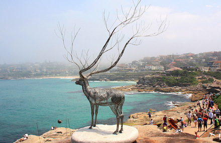 Steel Animal Sculptures on The Beach