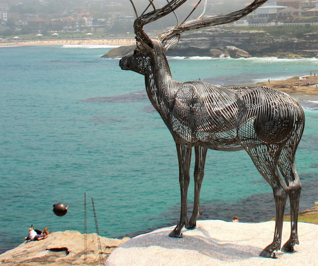 Steel Animal Sculptures on The Beach-2