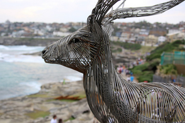 Steel Animal Sculptures on The Beach-4