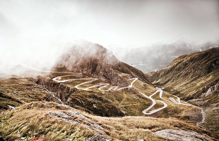 Curves of Roads Photography