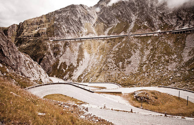 Curves of Roads Photography