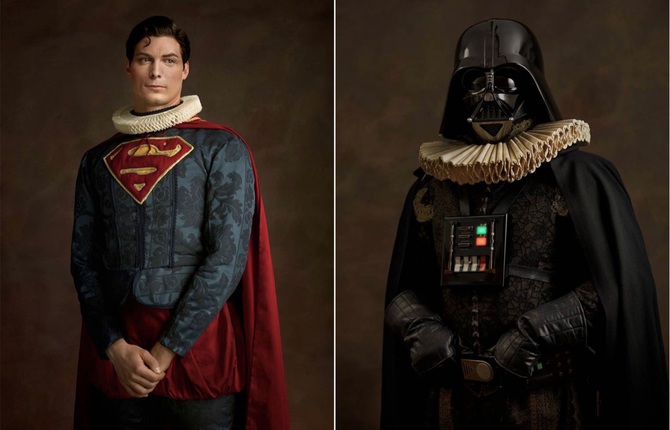 Super Heroes Meet Flemish Art