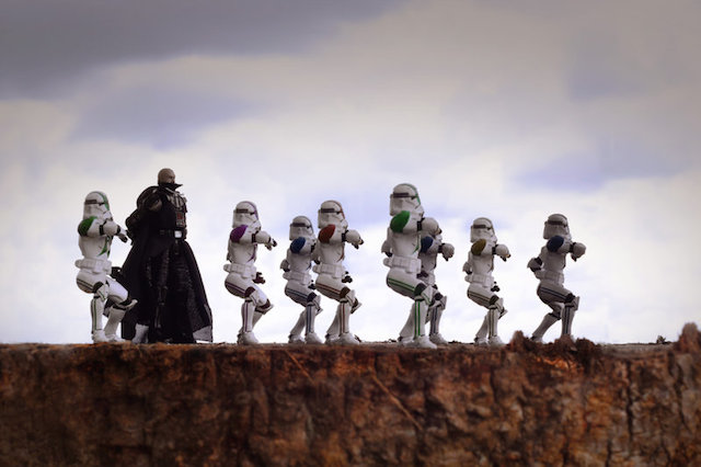 The Adventures of Star Wars Figurines in Nature