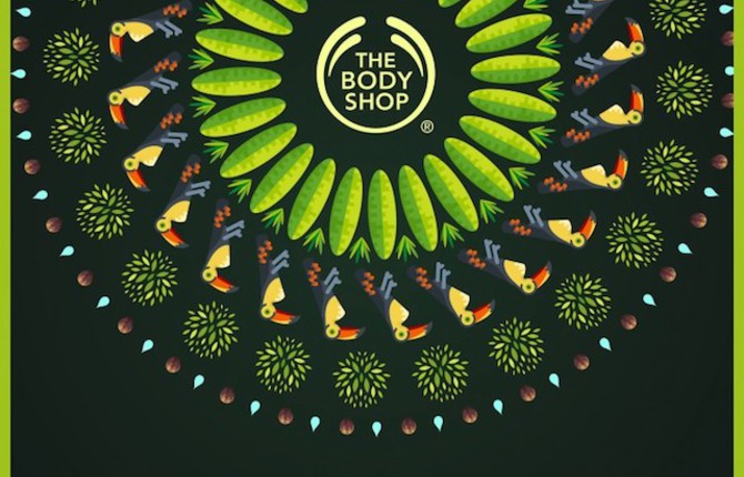 Tropical Posters for Body Shop Campaign