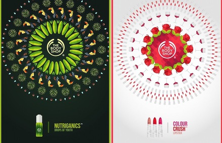 Tropical Posters for Body Shop Campaign