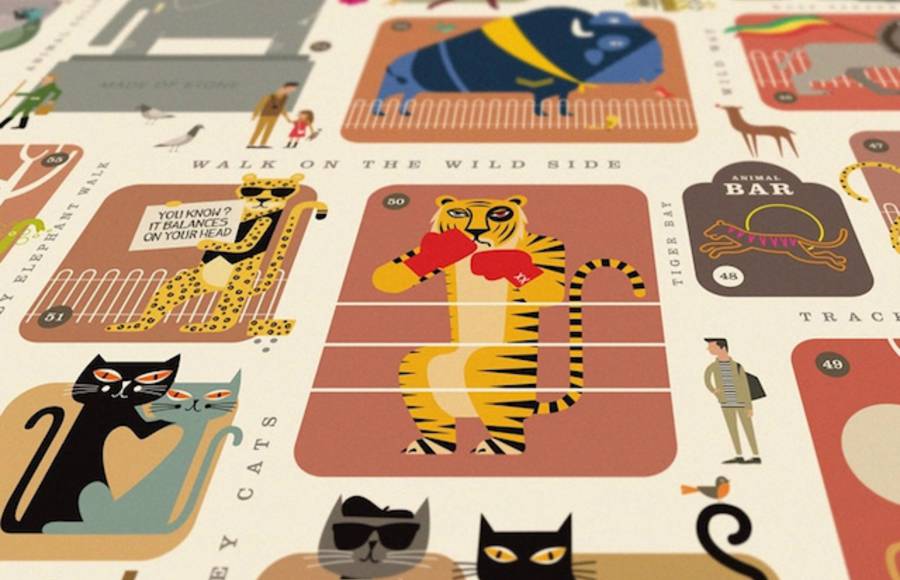 Wild Animals And Music Posters