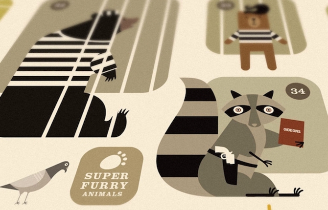 Wild Animals And Music Posters