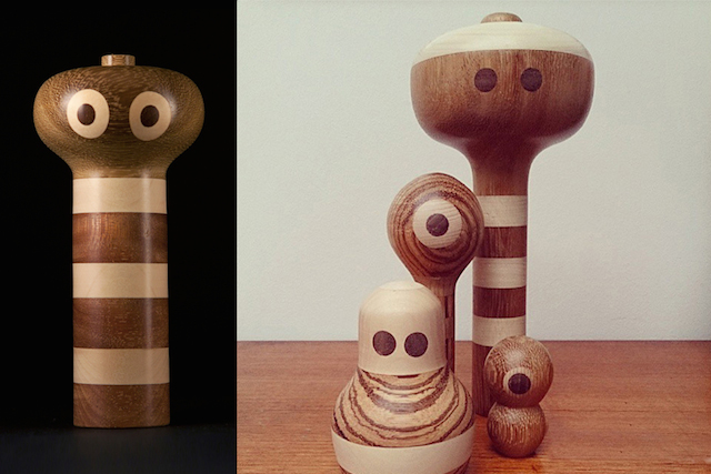 Wooden Robot Figurines-10